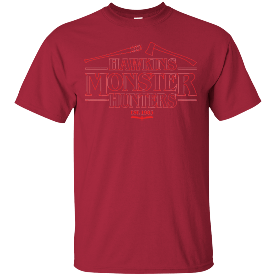 T-Shirts Cardinal / Small Hawkins Monster Hunters T-Shirt