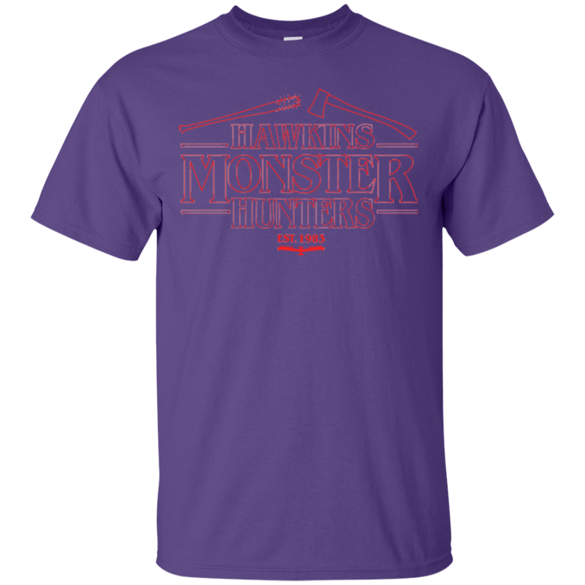 T-Shirts Purple / Small Hawkins Monster Hunters T-Shirt