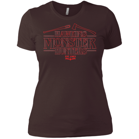 T-Shirts Dark Chocolate / X-Small Hawkins Monster Hunters Women's Premium T-Shirt