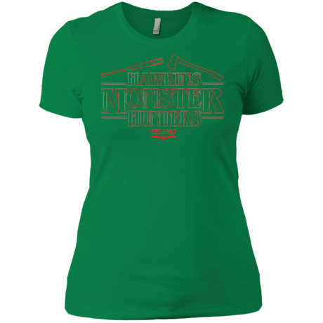 T-Shirts Kelly Green / X-Small Hawkins Monster Hunters Women's Premium T-Shirt