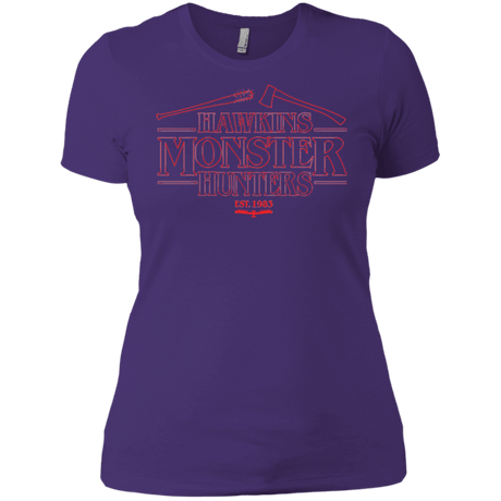 T-Shirts Purple / X-Small Hawkins Monster Hunters Women's Premium T-Shirt