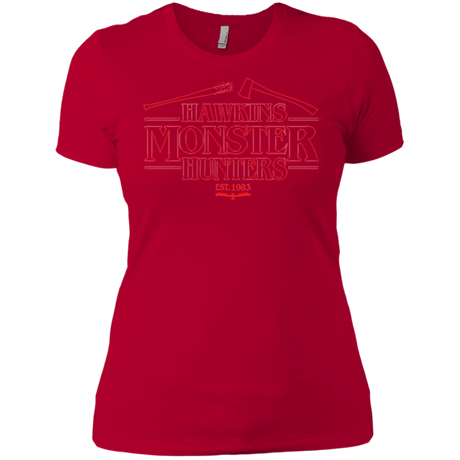 T-Shirts Red / X-Small Hawkins Monster Hunters Women's Premium T-Shirt