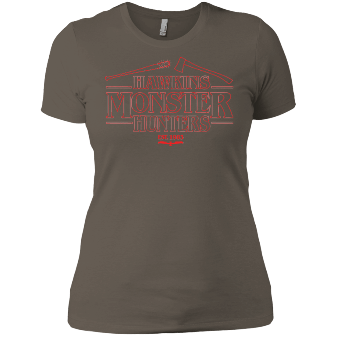 T-Shirts Warm Grey / X-Small Hawkins Monster Hunters Women's Premium T-Shirt