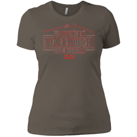 T-Shirts Warm Grey / X-Small Hawkins Monster Hunters Women's Premium T-Shirt