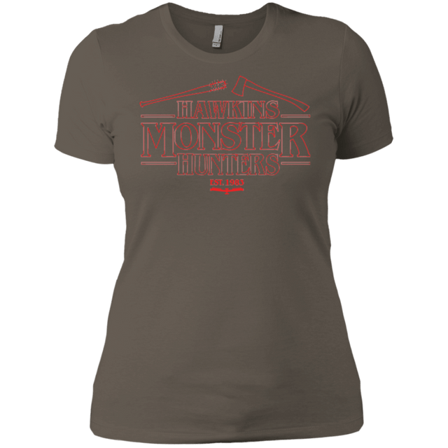 T-Shirts Warm Grey / X-Small Hawkins Monster Hunters Women's Premium T-Shirt