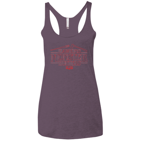 T-Shirts Vintage Purple / X-Small Hawkins Monster Hunters Women's Triblend Racerback Tank