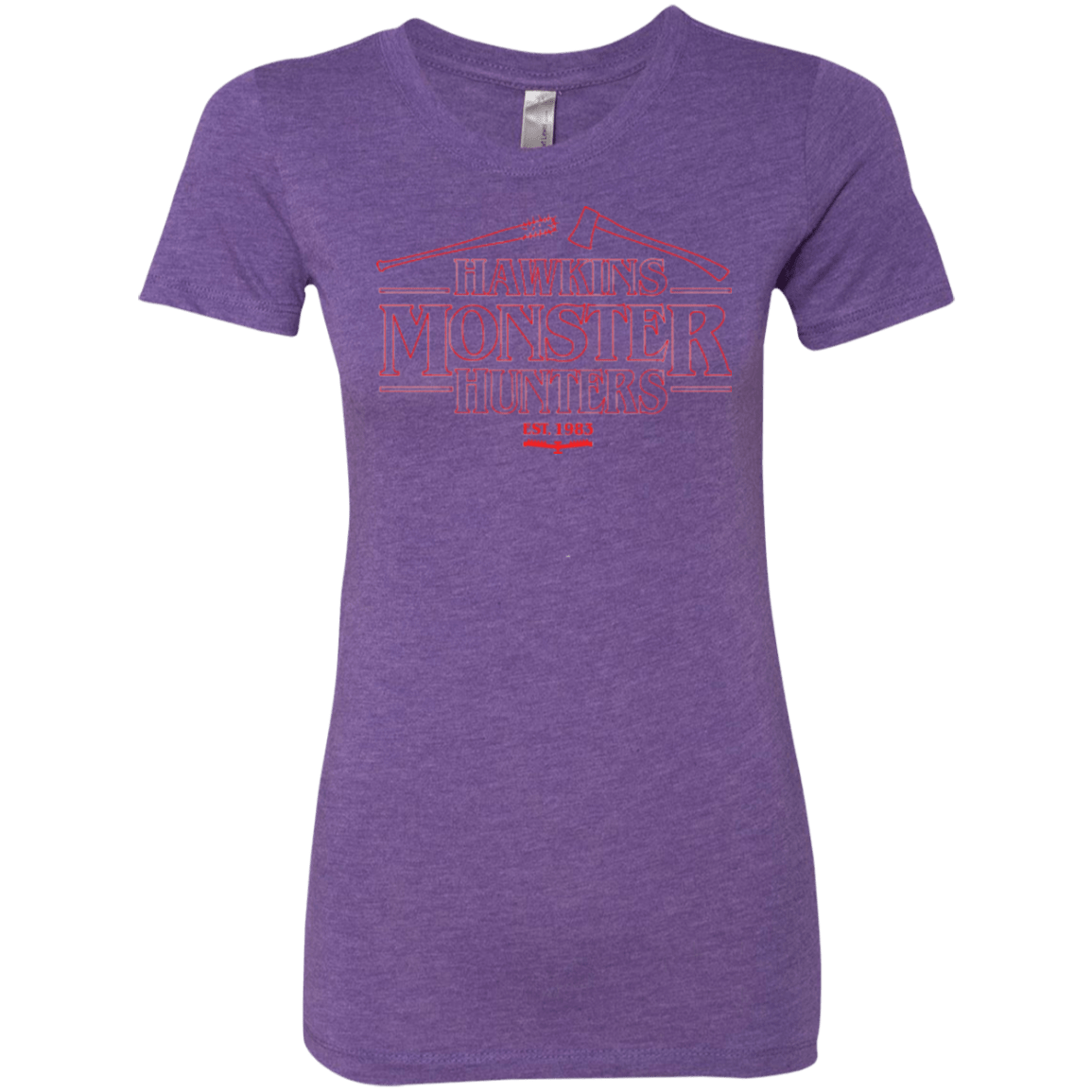 T-Shirts Purple Rush / Small Hawkins Monster Hunters Women's Triblend T-Shirt