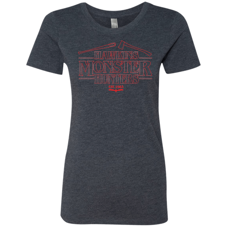 T-Shirts Vintage Navy / Small Hawkins Monster Hunters Women's Triblend T-Shirt
