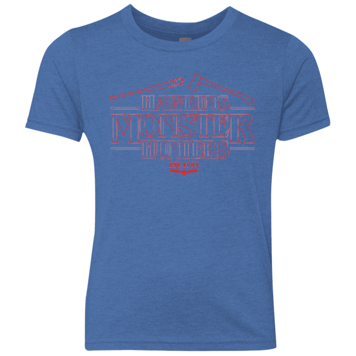 T-Shirts Vintage Royal / YXS Hawkins Monster Hunters Youth Triblend T-Shirt