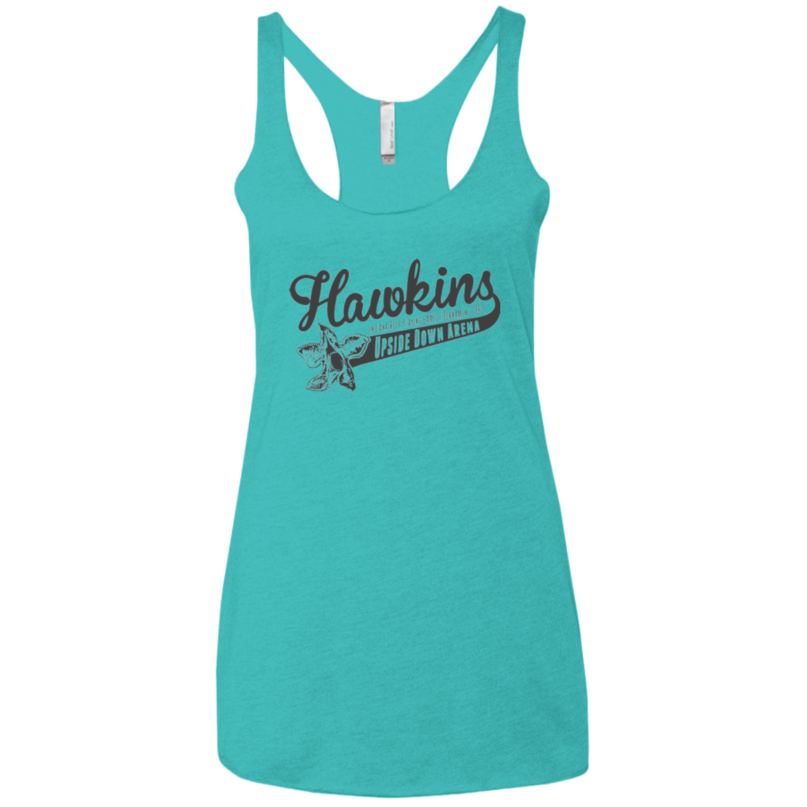 T-Shirts Tahiti Blue / X-Small Hawkins Role Playing Tournament Women's Triblend Racerback Tank