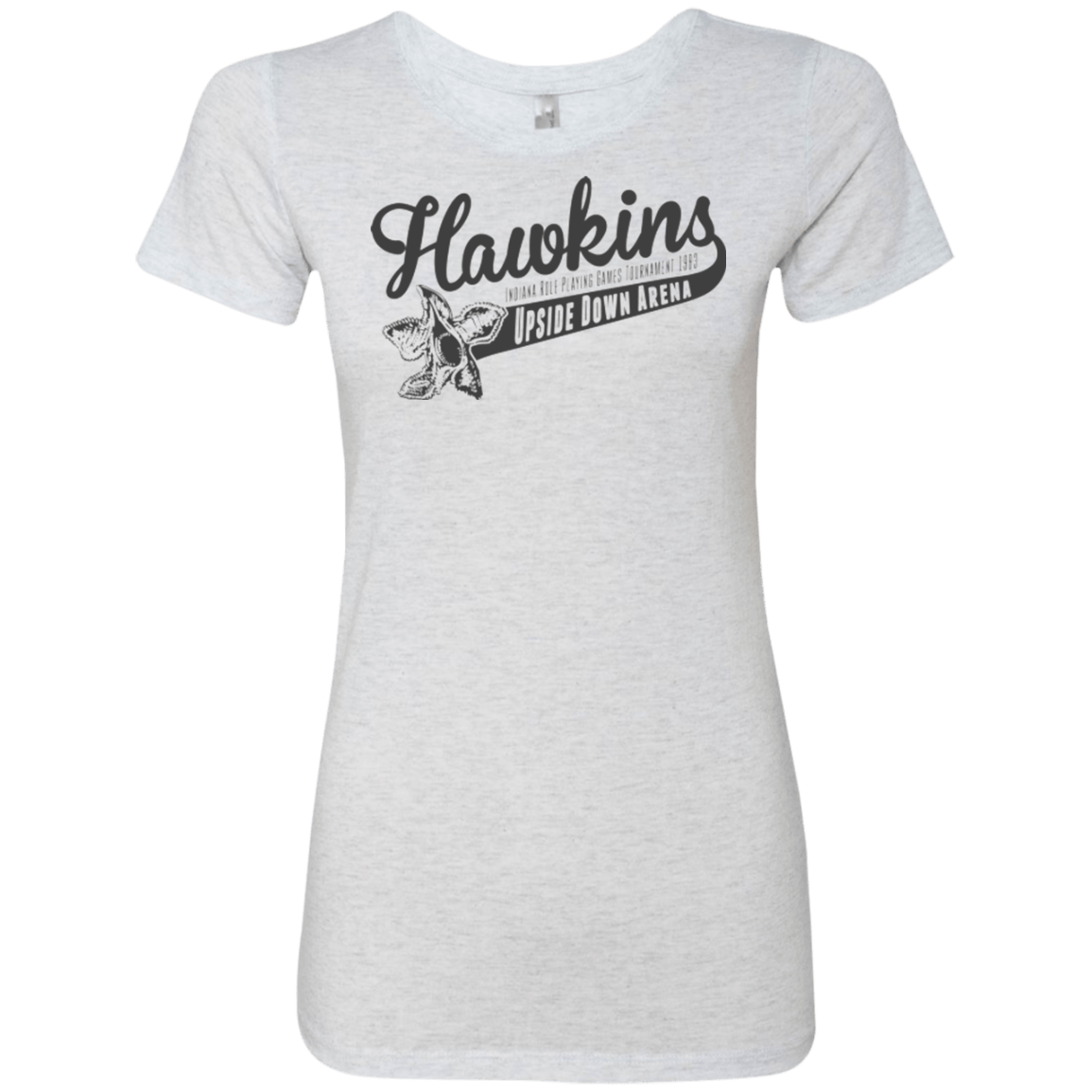 T-Shirts Heather White / Small Hawkins Role Playing Tournament Women's Triblend T-Shirt