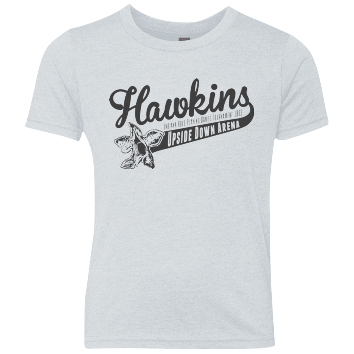 T-Shirts Heather White / YXS Hawkins Role Playing Tournament Youth Triblend T-Shirt