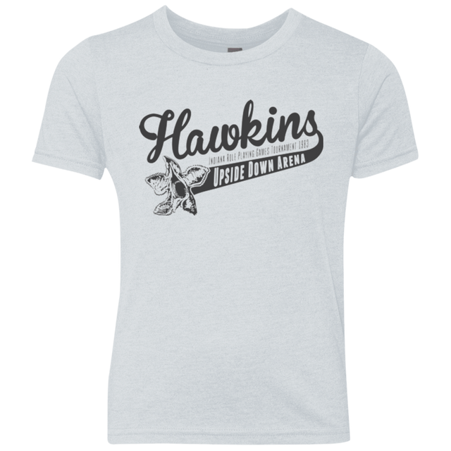 T-Shirts Heather White / YXS Hawkins Role Playing Tournament Youth Triblend T-Shirt