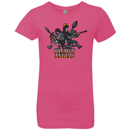 T-Shirts Hot Pink / YXS HAYAOS-ANGELS Girls Premium T-Shirt