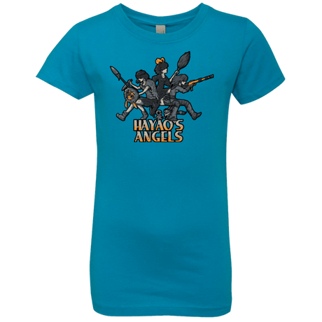 T-Shirts Turquoise / YXS HAYAOS-ANGELS Girls Premium T-Shirt