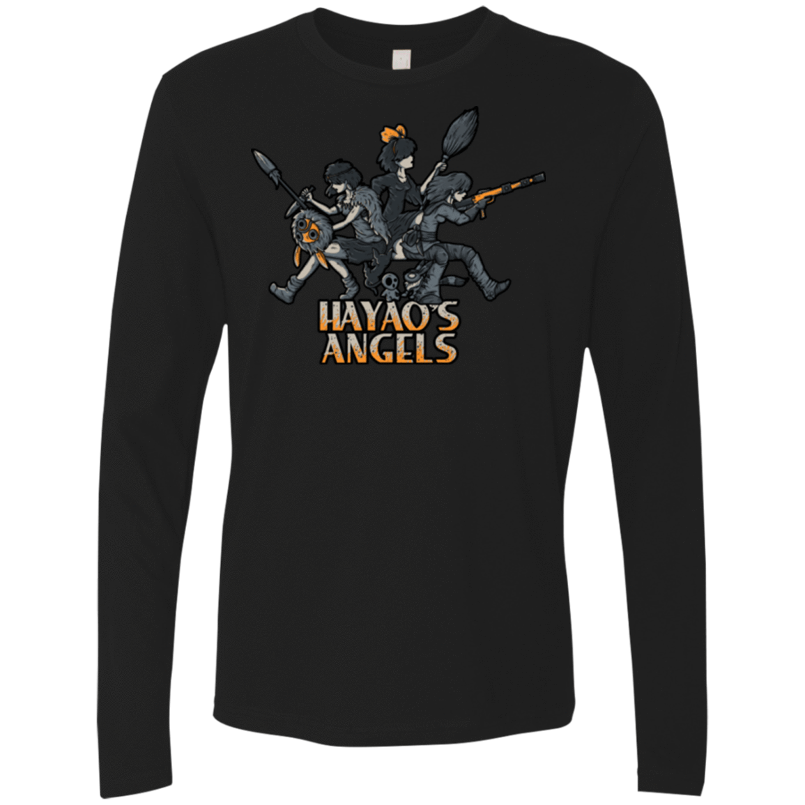 T-Shirts Black / Small HAYAOS-ANGELS Men's Premium Long Sleeve