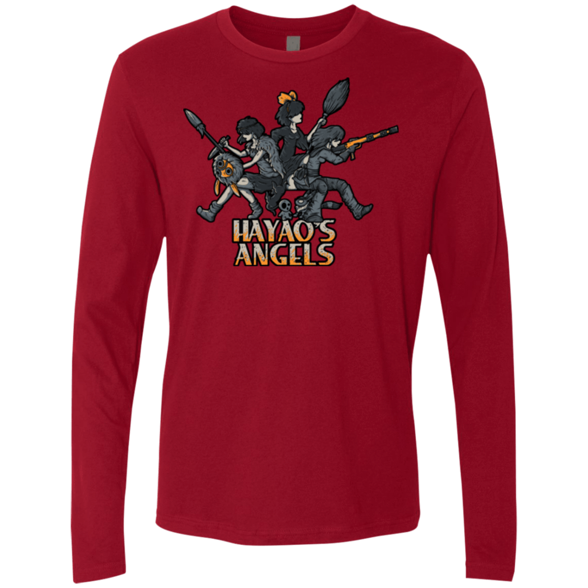T-Shirts Cardinal / Small HAYAOS-ANGELS Men's Premium Long Sleeve
