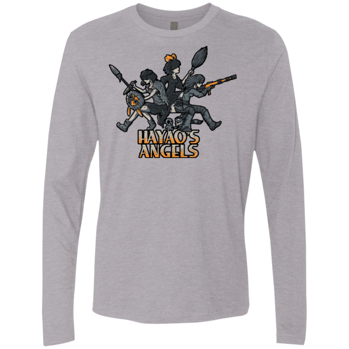 T-Shirts Heather Grey / Small HAYAOS-ANGELS Men's Premium Long Sleeve