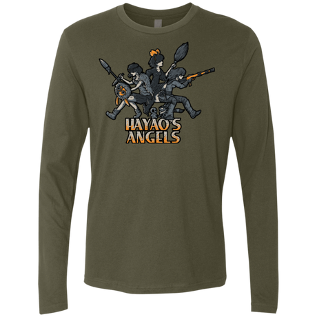 T-Shirts Military Green / Small HAYAOS-ANGELS Men's Premium Long Sleeve