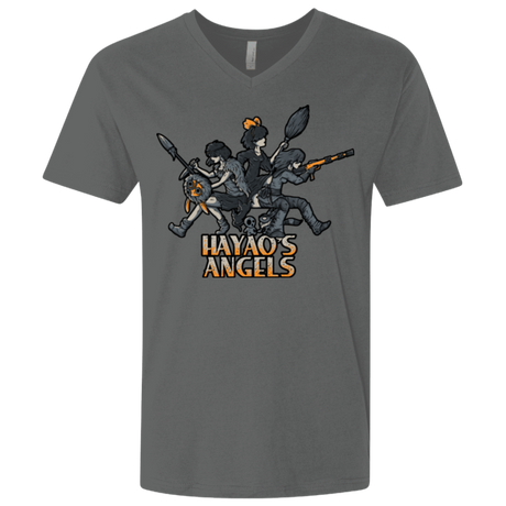 T-Shirts Heavy Metal / X-Small HAYAOS-ANGELS Men's Premium V-Neck