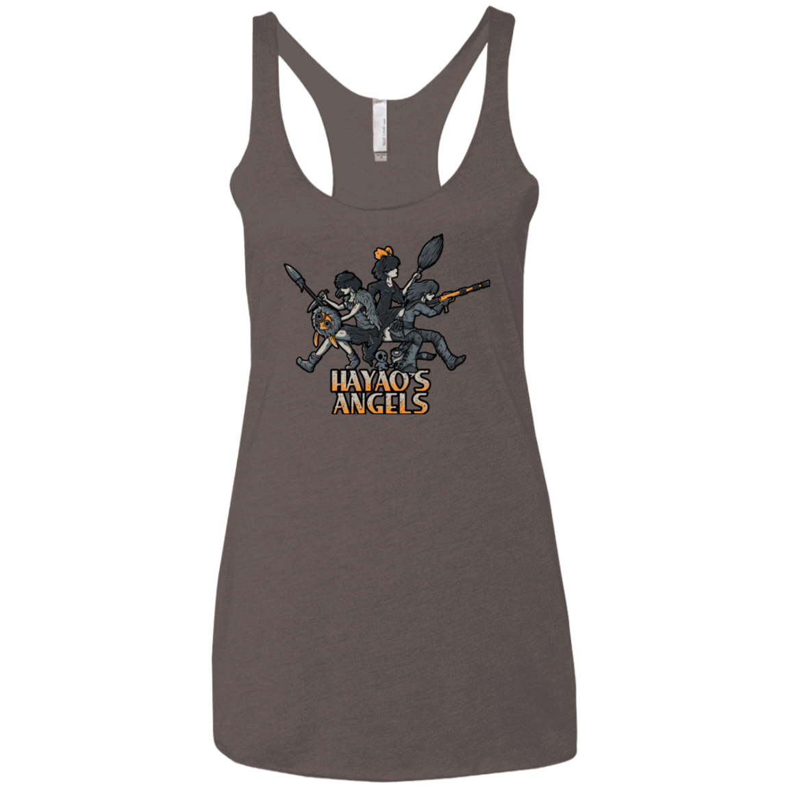 T-Shirts Macchiato / X-Small HAYAOS-ANGELS Women's Triblend Racerback Tank
