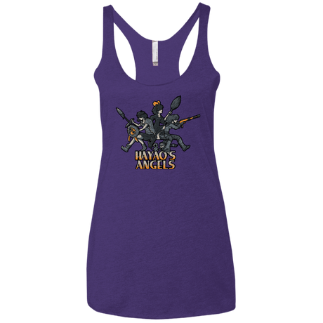 T-Shirts Purple / X-Small HAYAOS-ANGELS Women's Triblend Racerback Tank