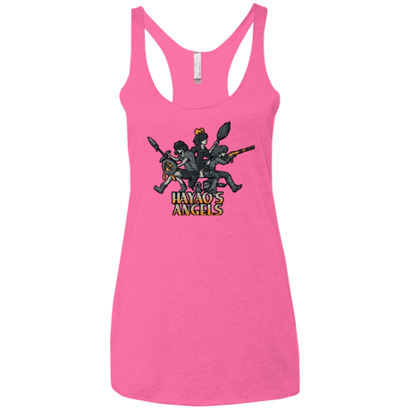 T-Shirts Vintage Pink / X-Small HAYAOS-ANGELS Women's Triblend Racerback Tank