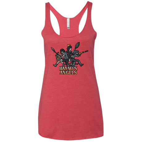 T-Shirts Vintage Red / X-Small HAYAOS-ANGELS Women's Triblend Racerback Tank