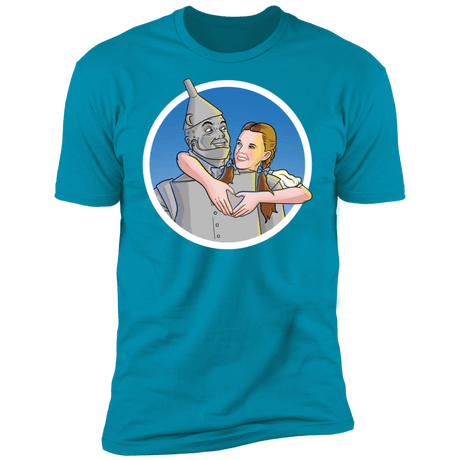 T-Shirts Turquoise / S He Has A Heart Men's Premium T-Shirt