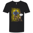 T-Shirts Black / X-Small He is Thanos Men's Premium V-Neck