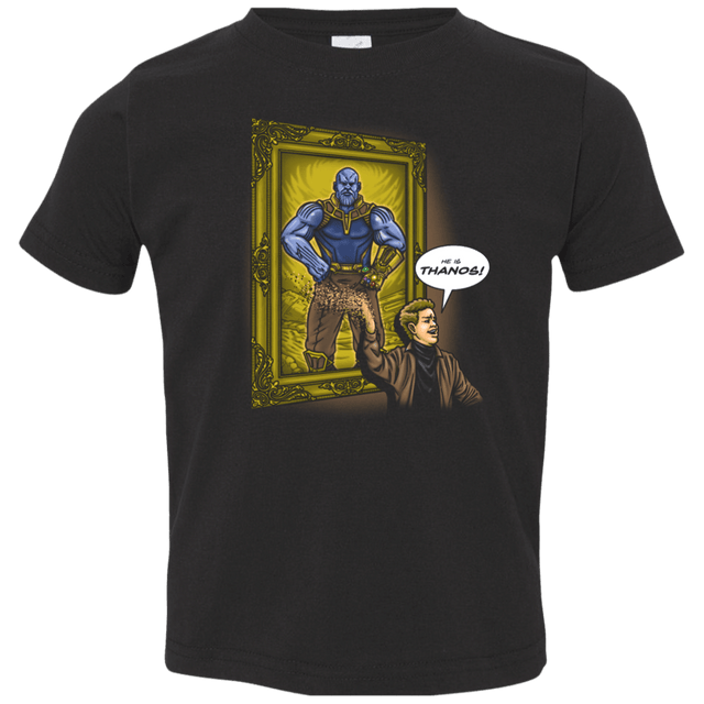 T-Shirts Black / 2T He is Thanos Toddler Premium T-Shirt