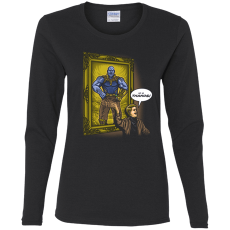 T-Shirts Black / S He is Thanos Women's Long Sleeve T-Shirt