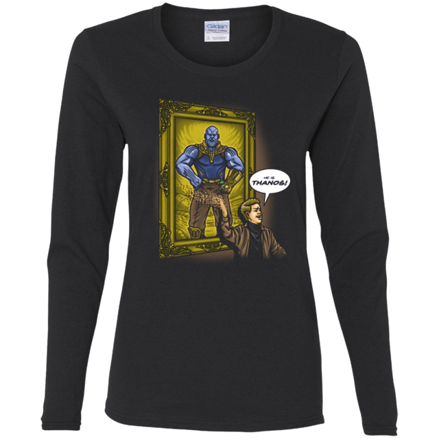 T-Shirts Black / S He is Thanos Women's Long Sleeve T-Shirt