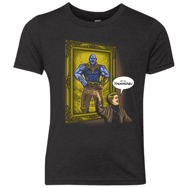 T-Shirts Vintage Black / YXS He is Thanos Youth Triblend T-Shirt