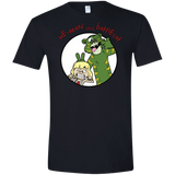 T-Shirts Black / X-Small He Man and Battlecat Men's Semi-Fitted Softstyle