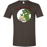 T-Shirts Dark Chocolate / S He Man and Battlecat Men's Semi-Fitted Softstyle