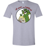 T-Shirts Sport Grey / X-Small He Man and Battlecat Men's Semi-Fitted Softstyle