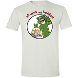 T-Shirts White / X-Small He Man and Battlecat Men's Semi-Fitted Softstyle