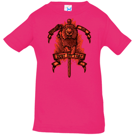 T-Shirts Hot Pink / 6 Months HEAR ME ROAR Infant PremiumT-Shirt