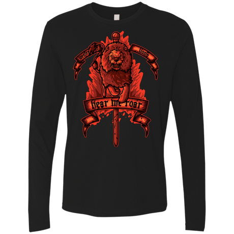 T-Shirts Black / Small HEAR ME ROAR Men's Premium Long Sleeve