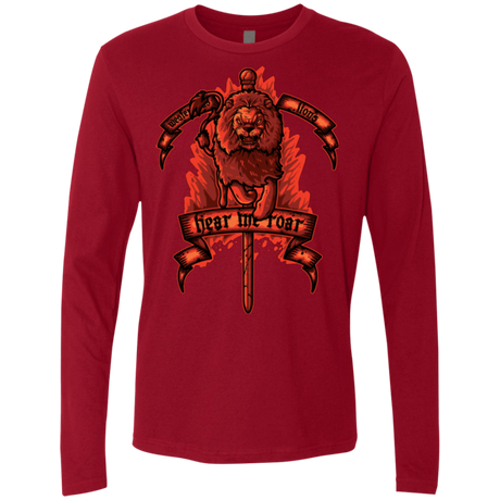 T-Shirts Cardinal / Small HEAR ME ROAR Men's Premium Long Sleeve