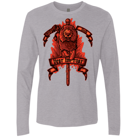 T-Shirts Heather Grey / Small HEAR ME ROAR Men's Premium Long Sleeve