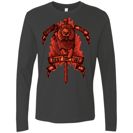 T-Shirts Heavy Metal / Small HEAR ME ROAR Men's Premium Long Sleeve
