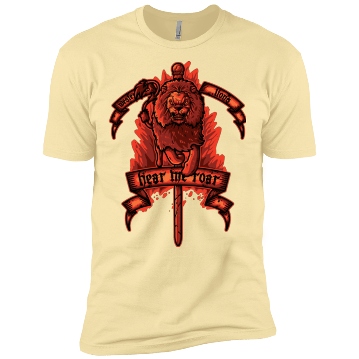 T-Shirts Banana Cream / X-Small HEAR ME ROAR Men's Premium T-Shirt