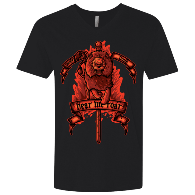 T-Shirts Black / X-Small HEAR ME ROAR Men's Premium V-Neck