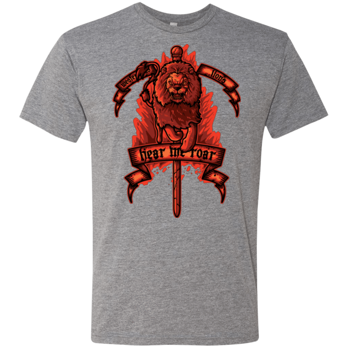 T-Shirts Premium Heather / Small HEAR ME ROAR Men's Triblend T-Shirt
