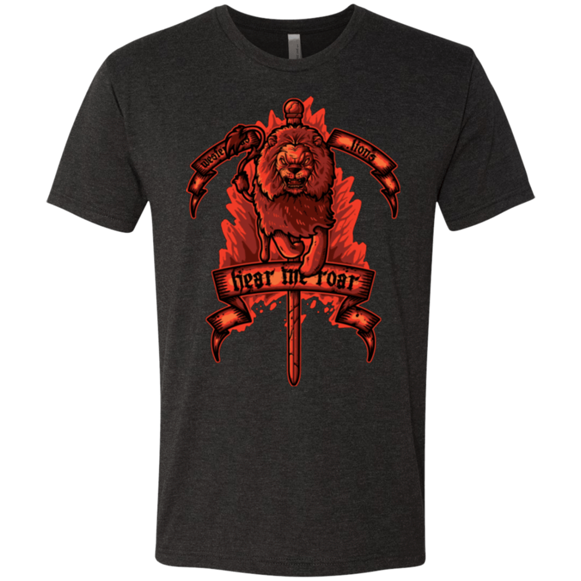 T-Shirts Vintage Black / Small HEAR ME ROAR Men's Triblend T-Shirt