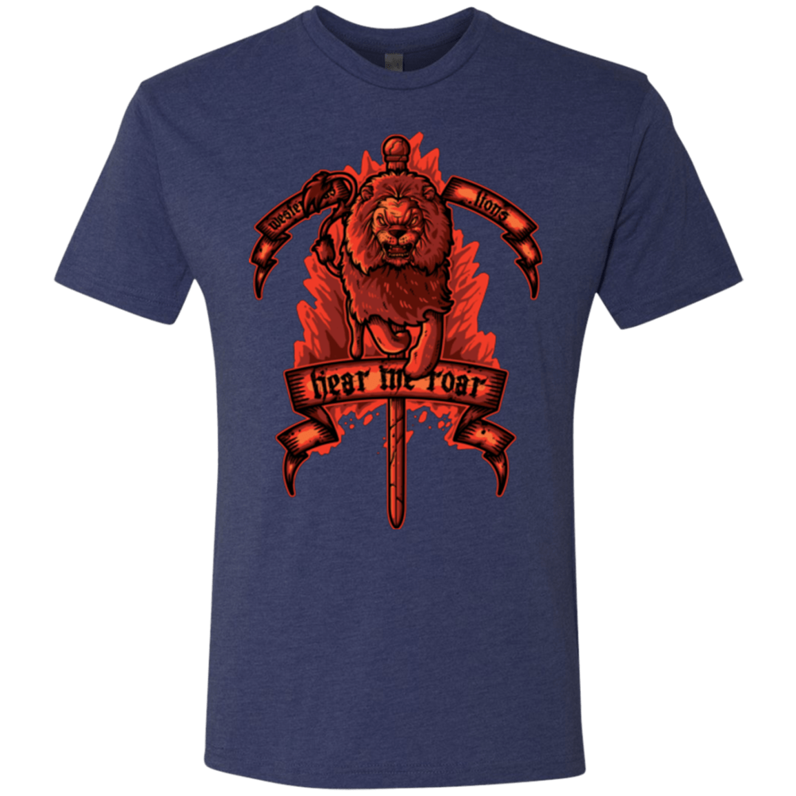 T-Shirts Vintage Navy / Small HEAR ME ROAR Men's Triblend T-Shirt