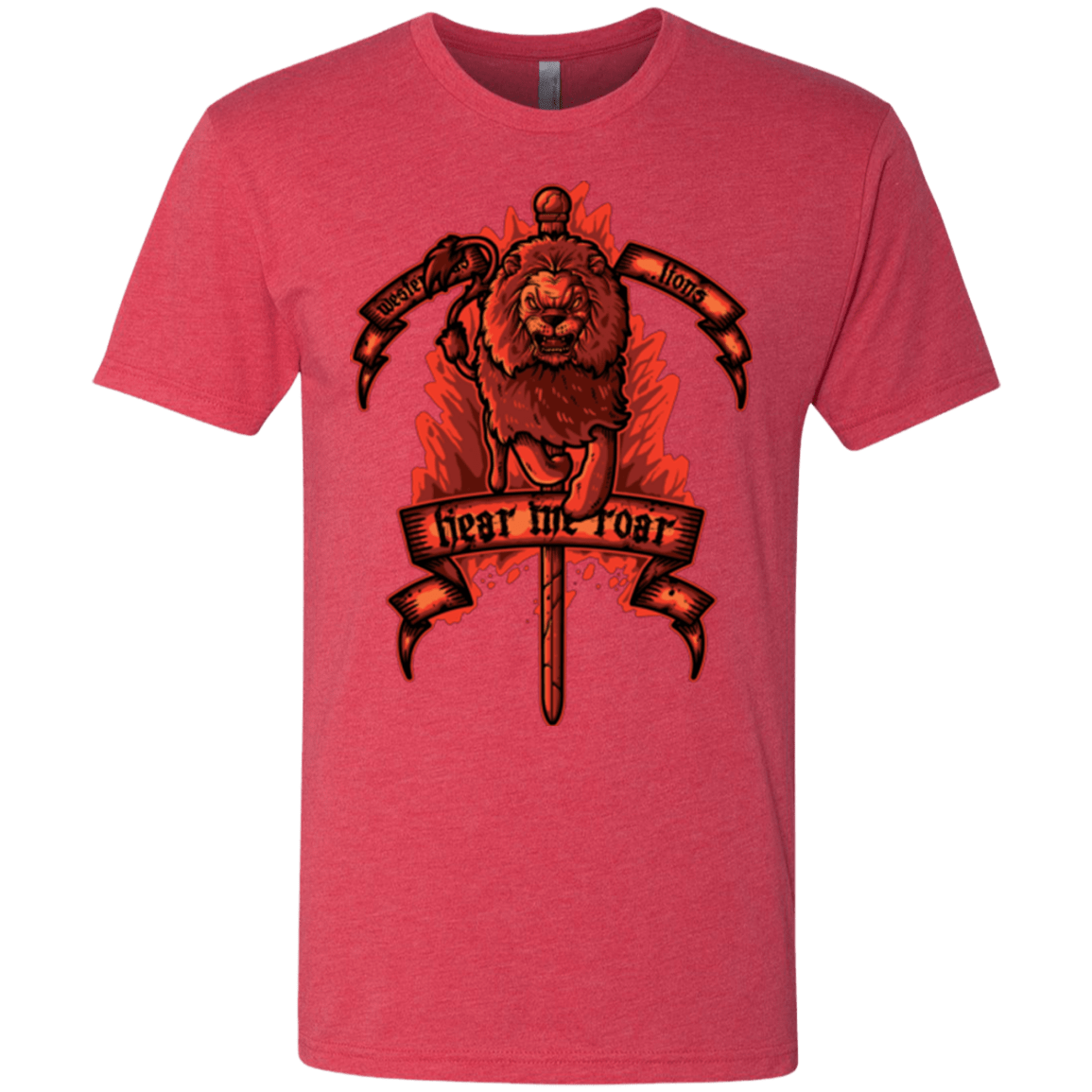 T-Shirts Vintage Red / Small HEAR ME ROAR Men's Triblend T-Shirt