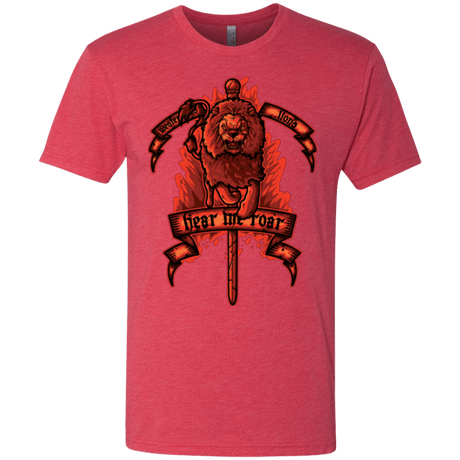 T-Shirts Vintage Red / Small HEAR ME ROAR Men's Triblend T-Shirt